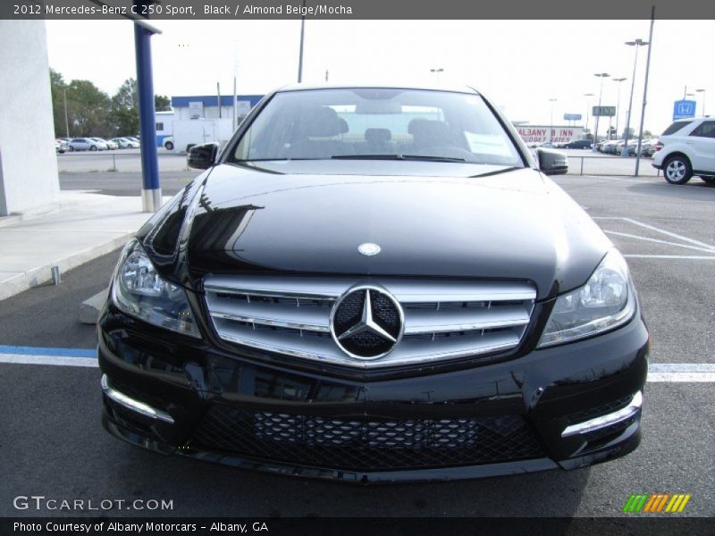 Black / Almond Beige/Mocha 2012 Mercedes-Benz C 250 Sport