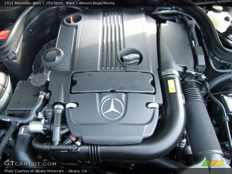 Black / Almond Beige/Mocha 2012 Mercedes-Benz C 250 Sport
