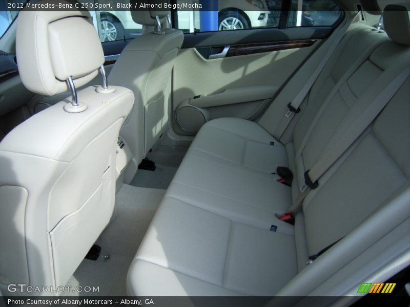 Black / Almond Beige/Mocha 2012 Mercedes-Benz C 250 Sport