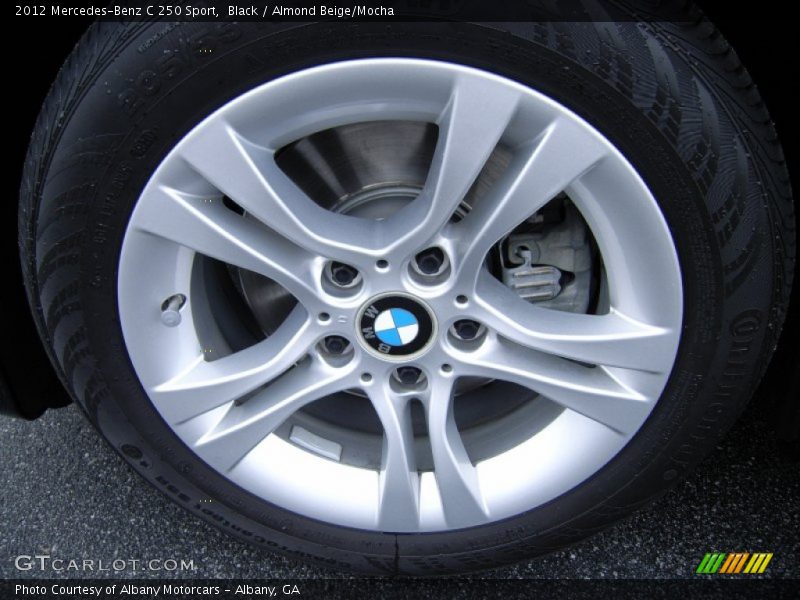 Black / Almond Beige/Mocha 2012 Mercedes-Benz C 250 Sport
