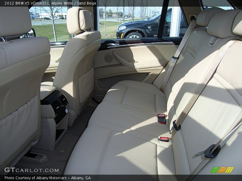 Alpine White / Sand Beige 2012 BMW X5 xDrive35i