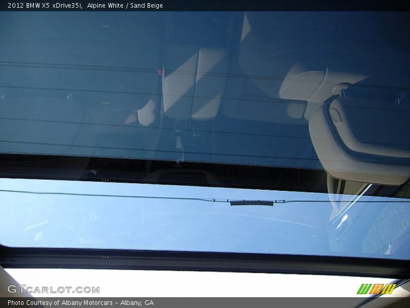 Alpine White / Sand Beige 2012 BMW X5 xDrive35i