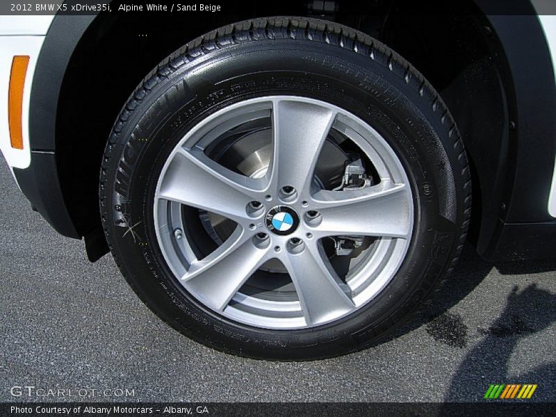 Alpine White / Sand Beige 2012 BMW X5 xDrive35i