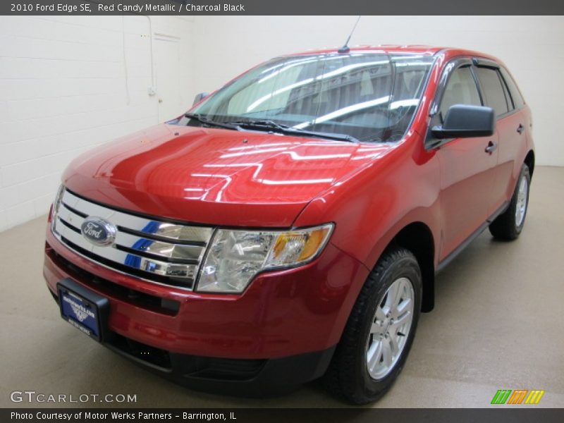 Red Candy Metallic / Charcoal Black 2010 Ford Edge SE