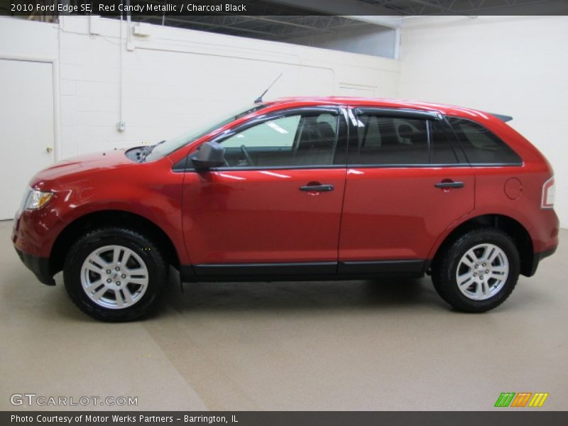 Red Candy Metallic / Charcoal Black 2010 Ford Edge SE