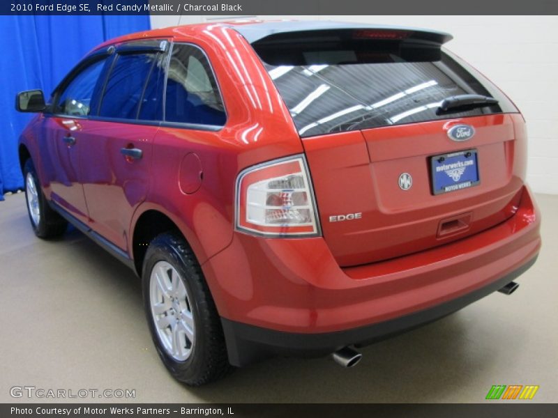 Red Candy Metallic / Charcoal Black 2010 Ford Edge SE