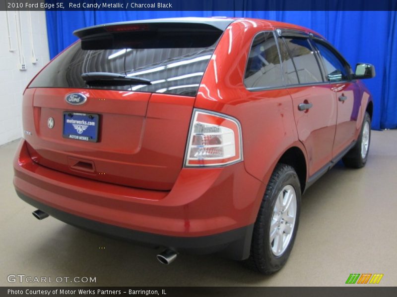 Red Candy Metallic / Charcoal Black 2010 Ford Edge SE