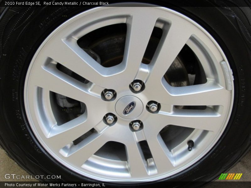 Red Candy Metallic / Charcoal Black 2010 Ford Edge SE