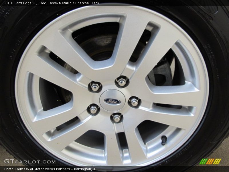 Red Candy Metallic / Charcoal Black 2010 Ford Edge SE