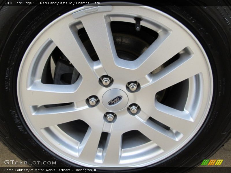 Red Candy Metallic / Charcoal Black 2010 Ford Edge SE