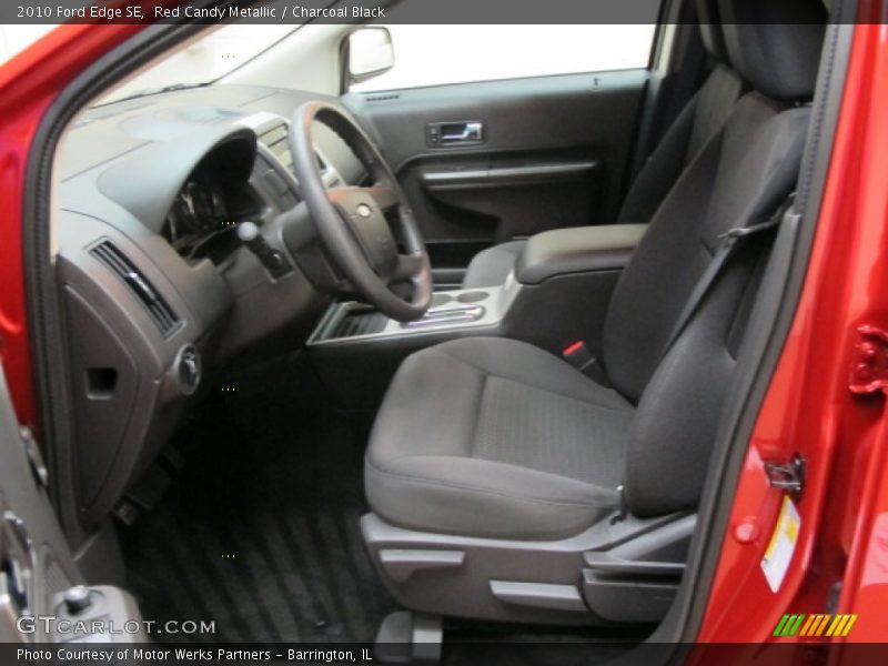 Red Candy Metallic / Charcoal Black 2010 Ford Edge SE