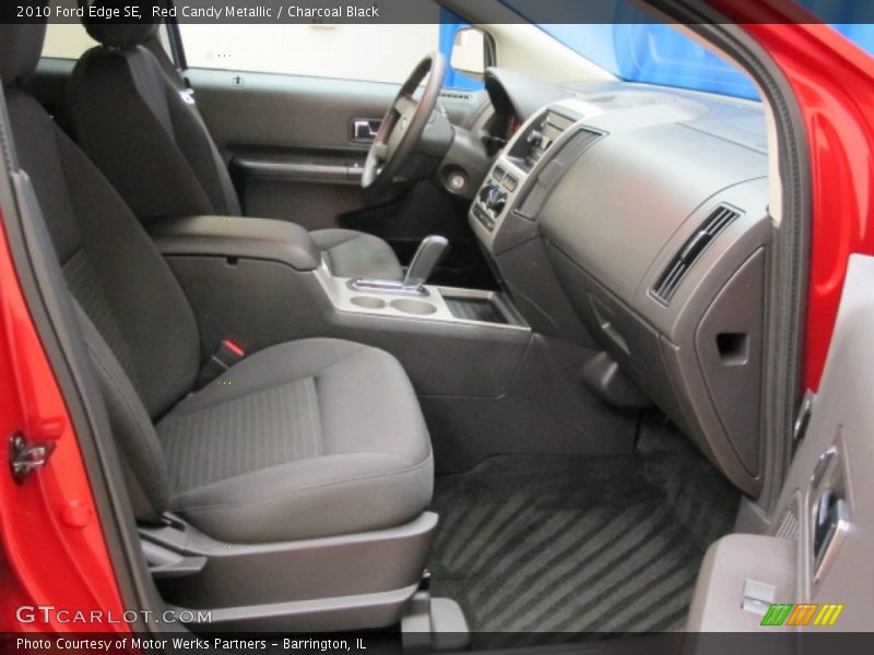 Red Candy Metallic / Charcoal Black 2010 Ford Edge SE