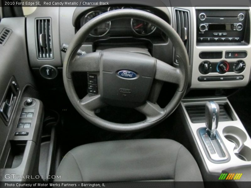 Red Candy Metallic / Charcoal Black 2010 Ford Edge SE
