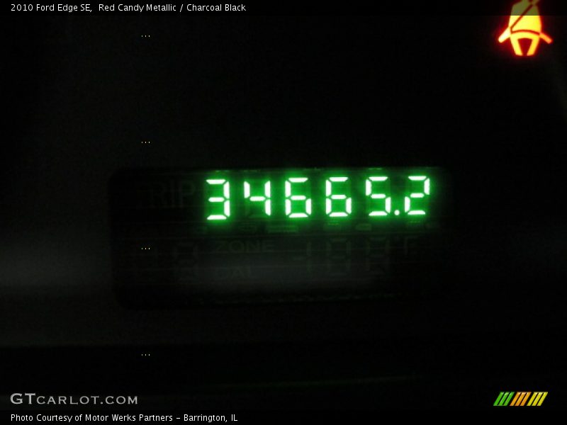 Red Candy Metallic / Charcoal Black 2010 Ford Edge SE