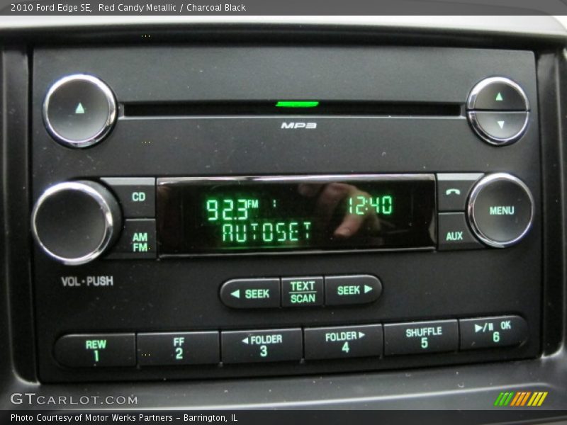 Red Candy Metallic / Charcoal Black 2010 Ford Edge SE