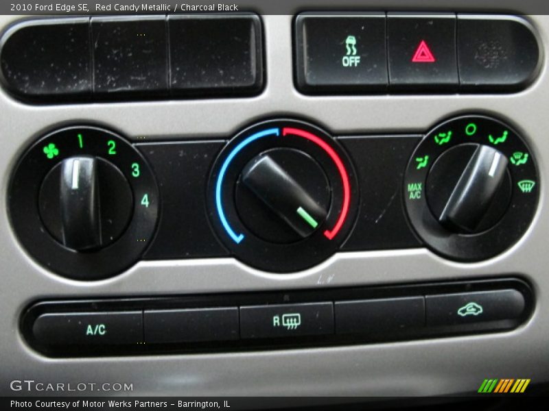 Red Candy Metallic / Charcoal Black 2010 Ford Edge SE
