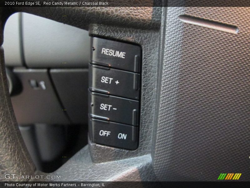 Red Candy Metallic / Charcoal Black 2010 Ford Edge SE