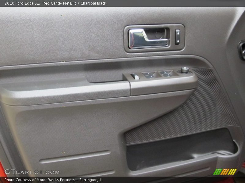 Red Candy Metallic / Charcoal Black 2010 Ford Edge SE