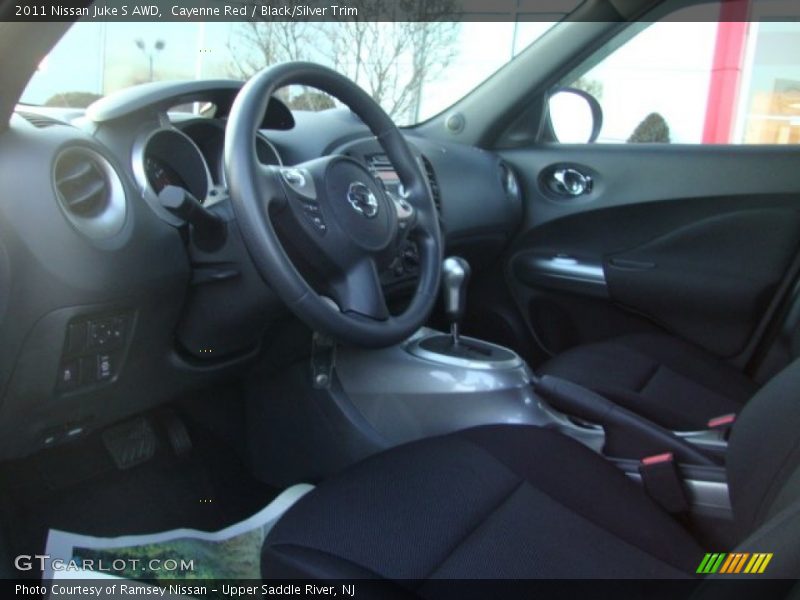 Cayenne Red / Black/Silver Trim 2011 Nissan Juke S AWD