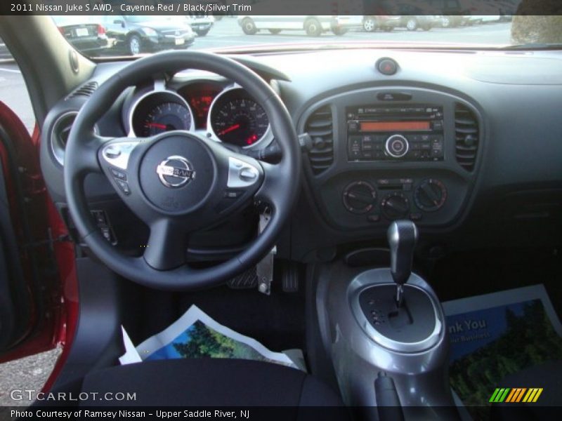 Cayenne Red / Black/Silver Trim 2011 Nissan Juke S AWD