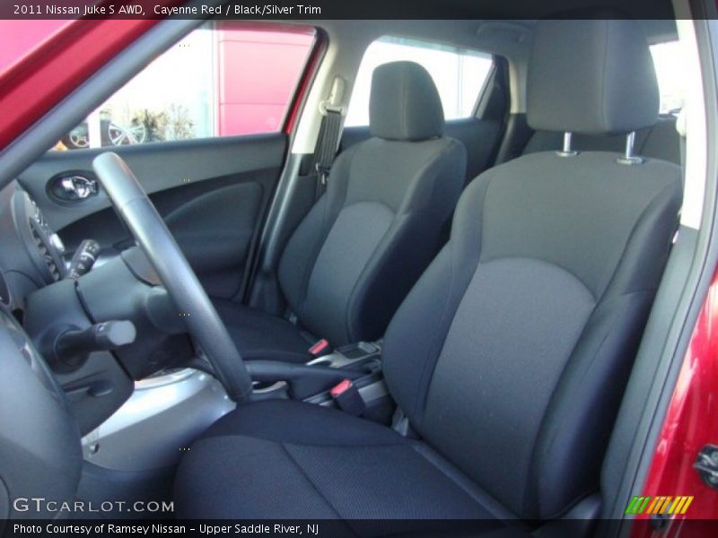 Cayenne Red / Black/Silver Trim 2011 Nissan Juke S AWD