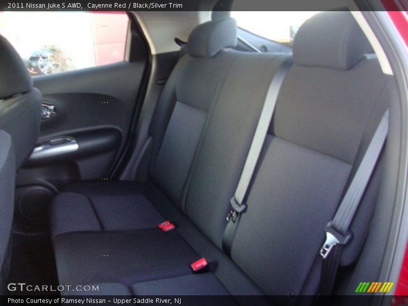 Cayenne Red / Black/Silver Trim 2011 Nissan Juke S AWD