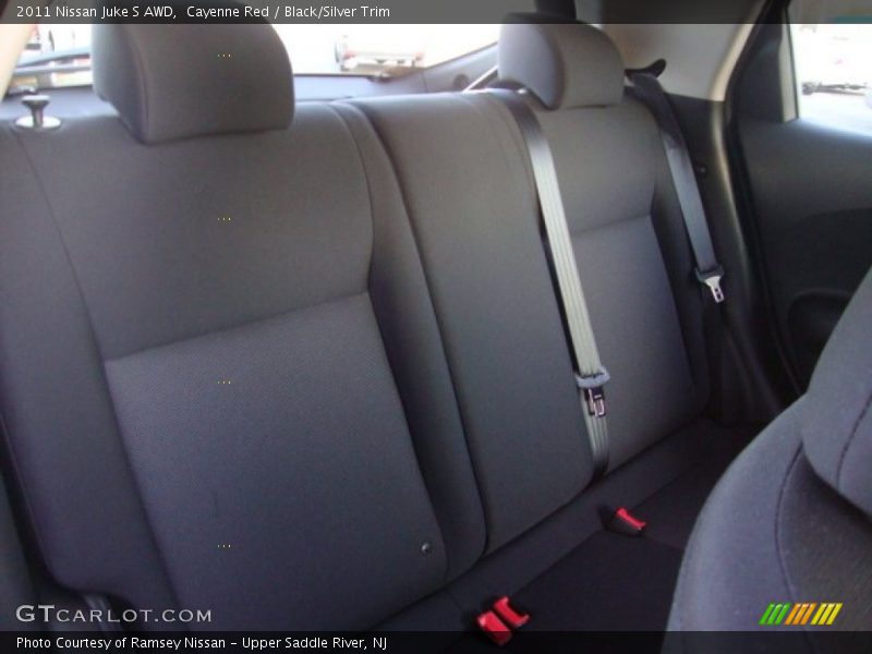 Cayenne Red / Black/Silver Trim 2011 Nissan Juke S AWD