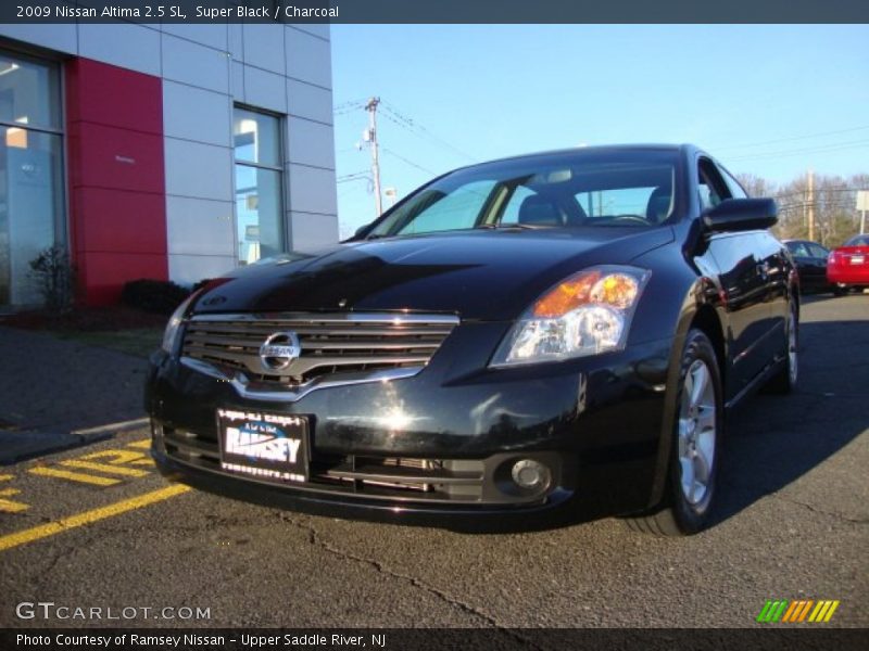 Super Black / Charcoal 2009 Nissan Altima 2.5 SL