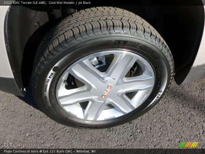 Gold Mist Metallic / Jet Black 2012 GMC Terrain SLE AWD