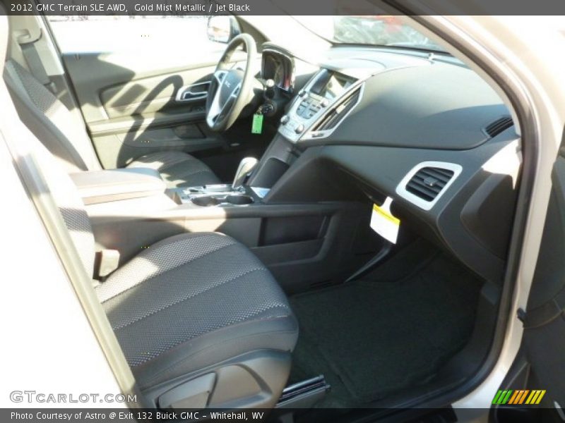 Gold Mist Metallic / Jet Black 2012 GMC Terrain SLE AWD