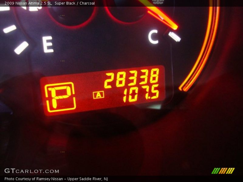 Super Black / Charcoal 2009 Nissan Altima 2.5 SL