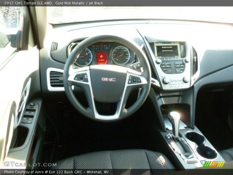 Gold Mist Metallic / Jet Black 2012 GMC Terrain SLE AWD