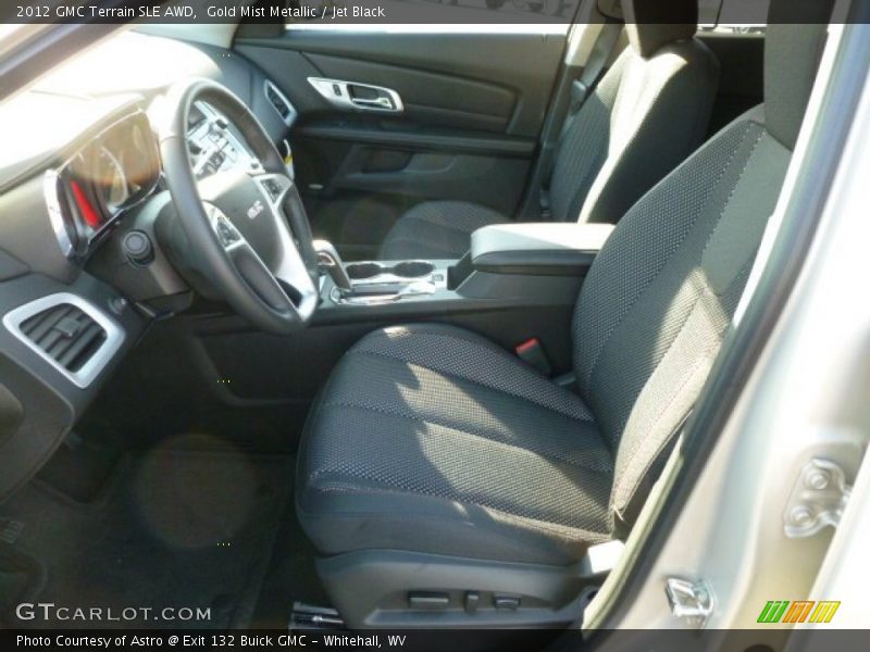 Gold Mist Metallic / Jet Black 2012 GMC Terrain SLE AWD