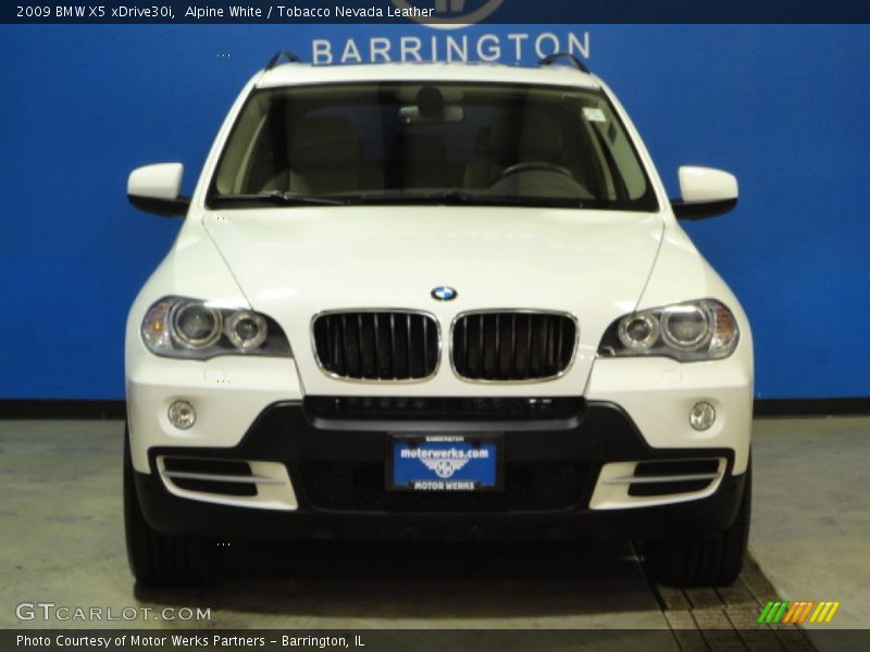 Alpine White / Tobacco Nevada Leather 2009 BMW X5 xDrive30i