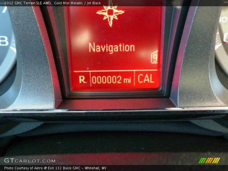 Gold Mist Metallic / Jet Black 2012 GMC Terrain SLE AWD