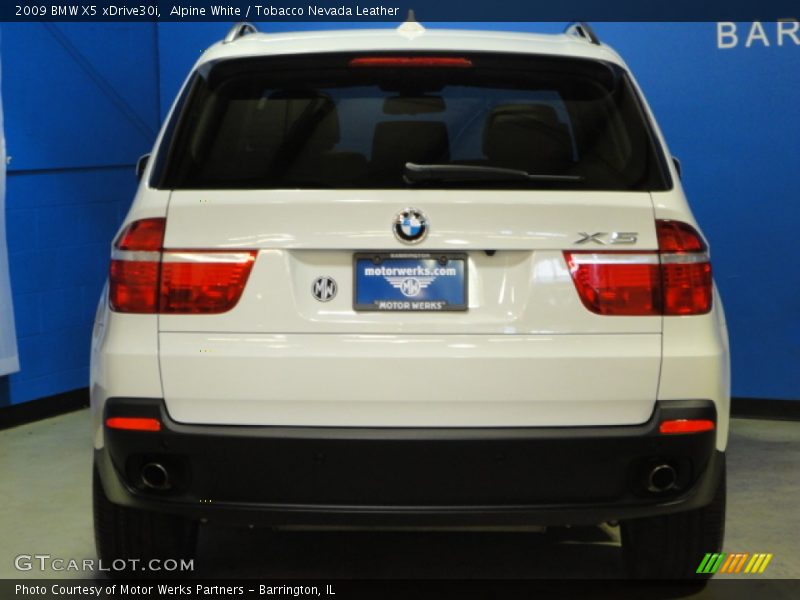 Alpine White / Tobacco Nevada Leather 2009 BMW X5 xDrive30i