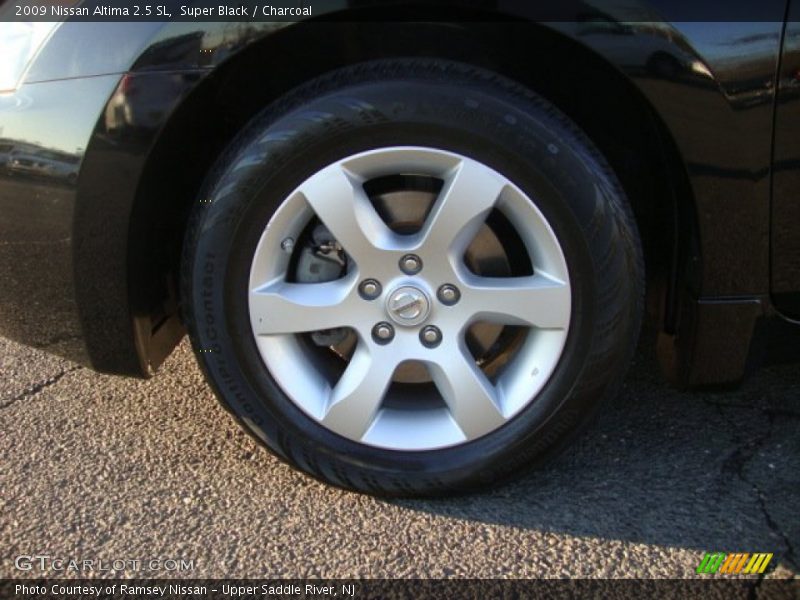 Super Black / Charcoal 2009 Nissan Altima 2.5 SL