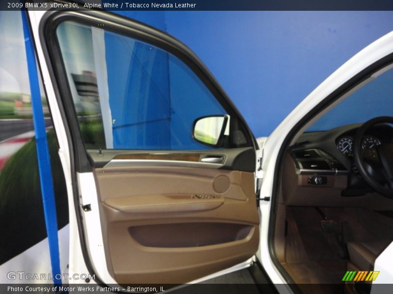 Alpine White / Tobacco Nevada Leather 2009 BMW X5 xDrive30i