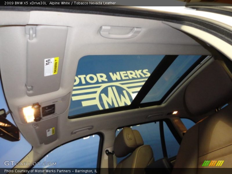 Alpine White / Tobacco Nevada Leather 2009 BMW X5 xDrive30i