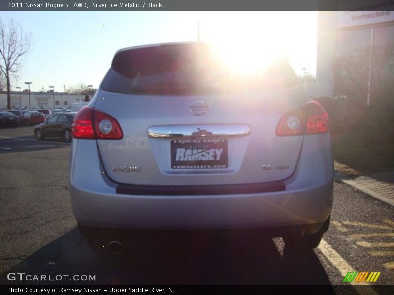 Silver Ice Metallic / Black 2011 Nissan Rogue SL AWD