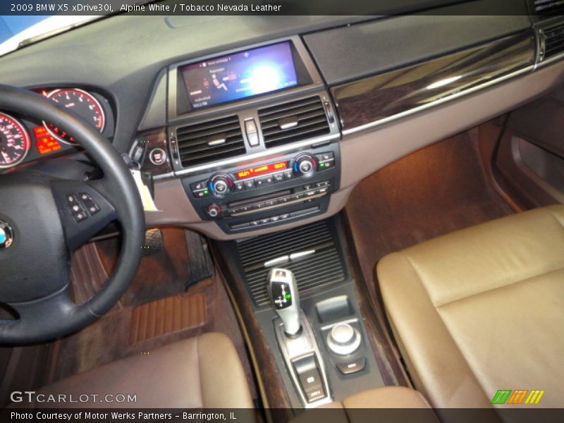 Alpine White / Tobacco Nevada Leather 2009 BMW X5 xDrive30i