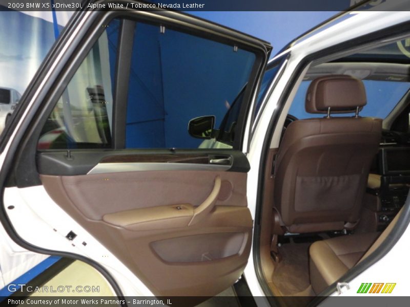 Alpine White / Tobacco Nevada Leather 2009 BMW X5 xDrive30i