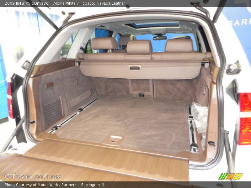 Alpine White / Tobacco Nevada Leather 2009 BMW X5 xDrive30i