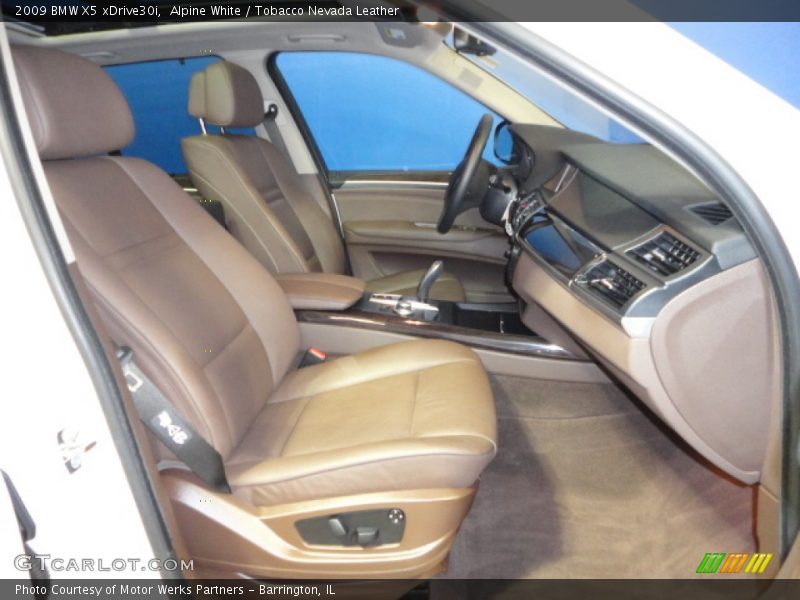 Alpine White / Tobacco Nevada Leather 2009 BMW X5 xDrive30i