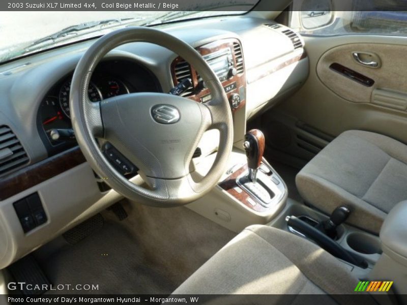 Cool Beige Metallic / Beige 2003 Suzuki XL7 Limited 4x4