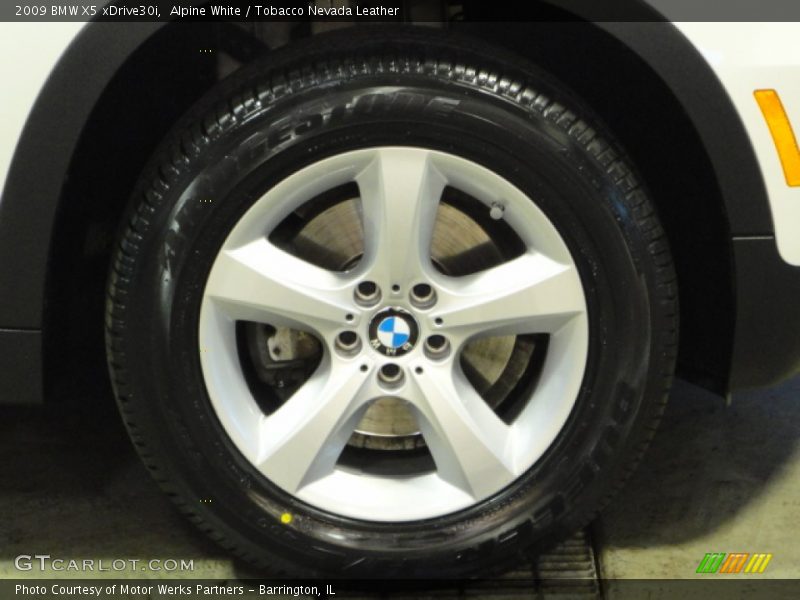 Alpine White / Tobacco Nevada Leather 2009 BMW X5 xDrive30i