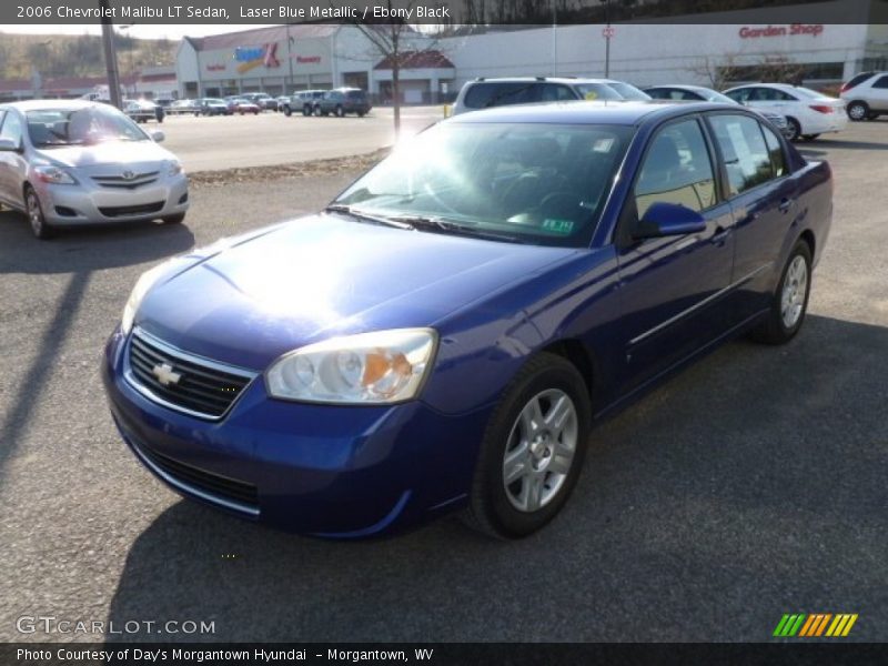 Laser Blue Metallic / Ebony Black 2006 Chevrolet Malibu LT Sedan