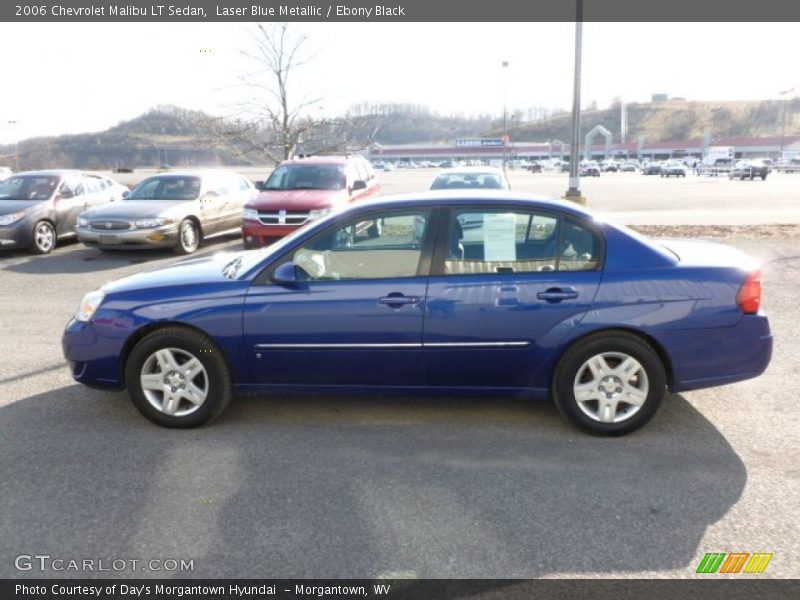 Laser Blue Metallic / Ebony Black 2006 Chevrolet Malibu LT Sedan