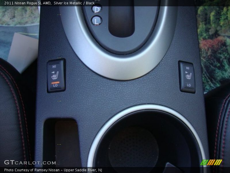 Silver Ice Metallic / Black 2011 Nissan Rogue SL AWD