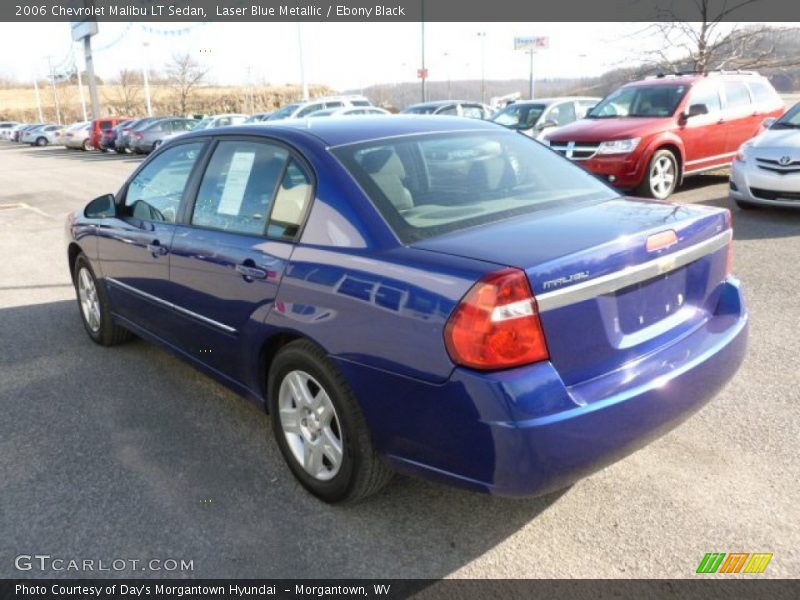 Laser Blue Metallic / Ebony Black 2006 Chevrolet Malibu LT Sedan